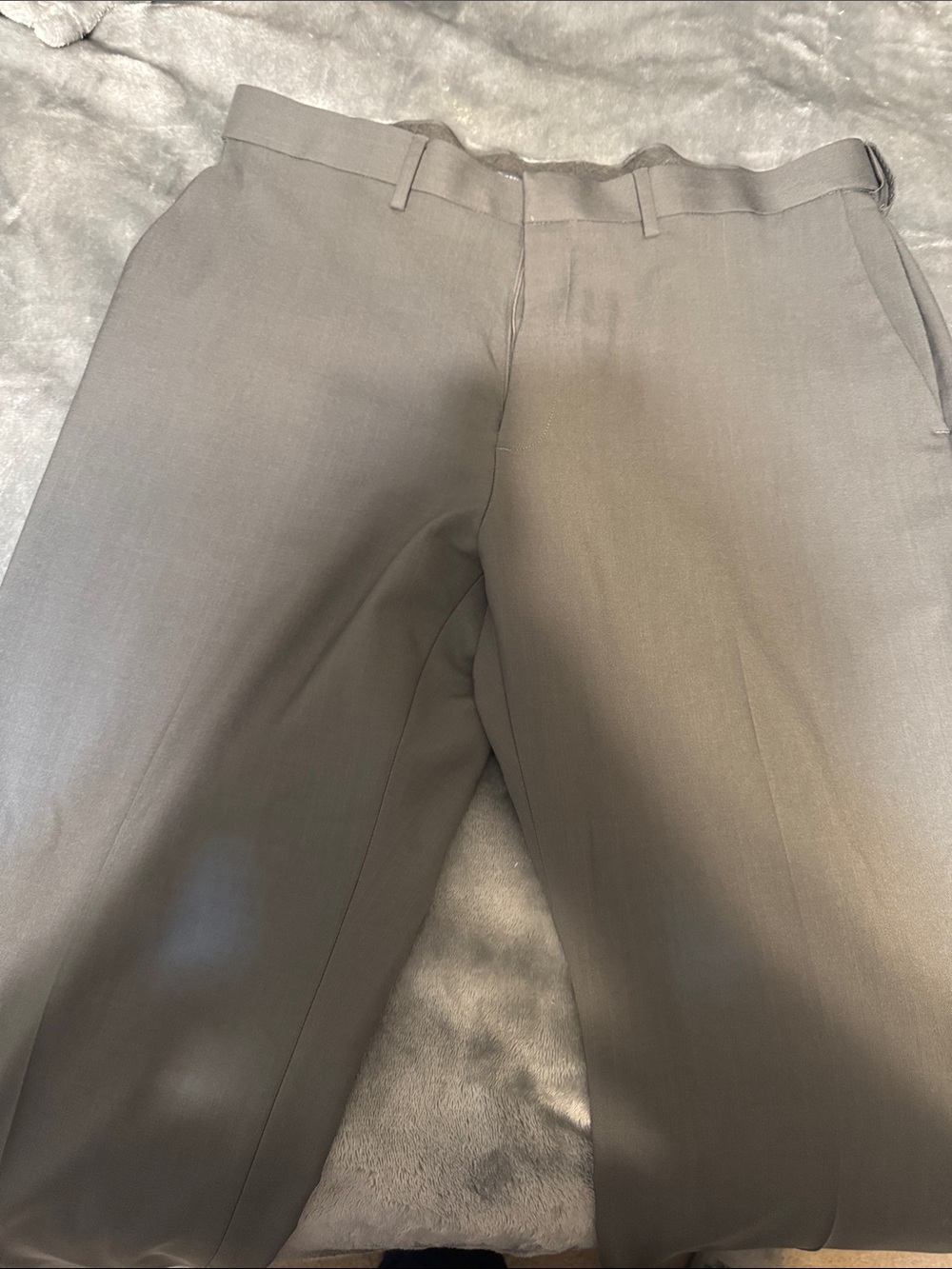Men's Classic Dress Pants in light grey 38X30